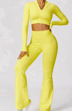 Flare Legging Set (Yellow)