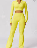 Flare Legging Set (Yellow)