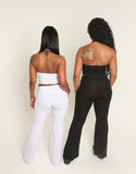 Halter Flare Pants Set