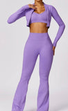 Flare Legging Set (Purple)